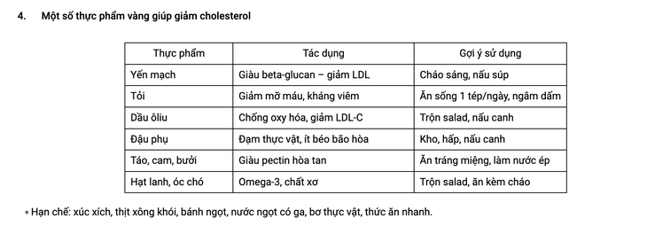 Chế độ ăn phòng tăng mỡ máu ở người cao tuổi - Ảnh 3. Chế độ ăn phòng tăng mỡ máu ở người cao tuổi - Ảnh 3.