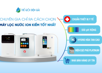 Kinh nghiệm chọn máy lọc nước điện giải ion kiềm cho sức khỏe