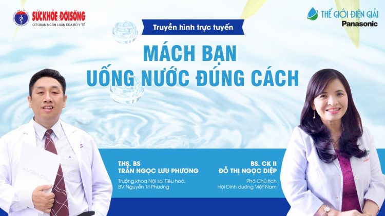 Bác sĩ chuyên khoa tiêu hóa phân tích công dụng của nước ion kiềm